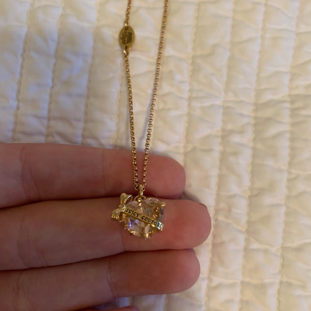Juicy couture charm necklace